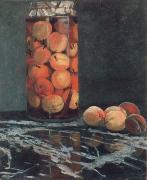 Claude Monet Jar of Peaches painting